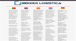 Desktop Screenshot of bekkerlogistica.com